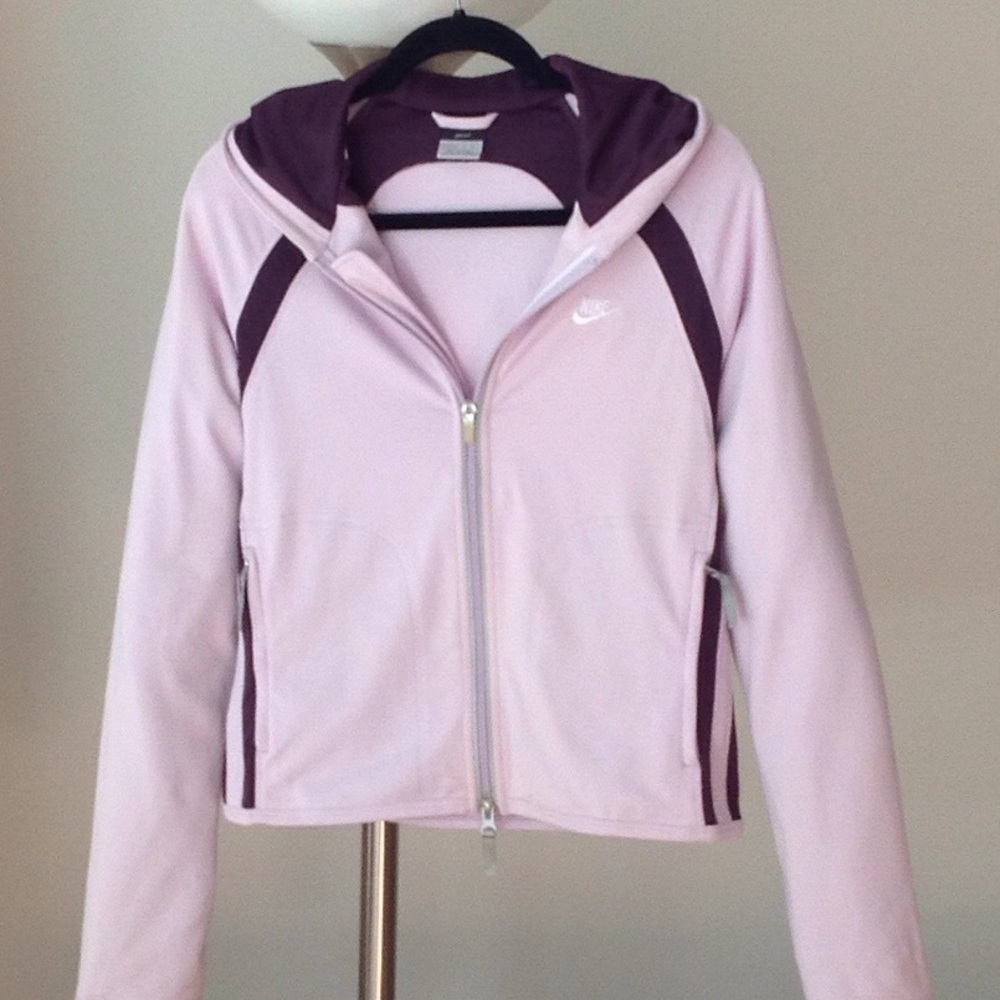 🤳🏼NIKE - Dri-Fit Full Zip Lavender & Plum Hoodie